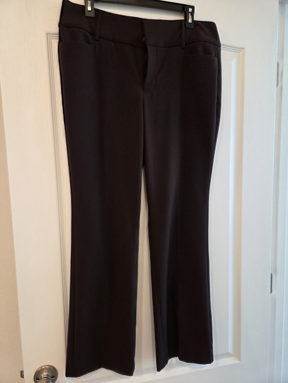 Nine West Black Straight-Leg Dress Pants